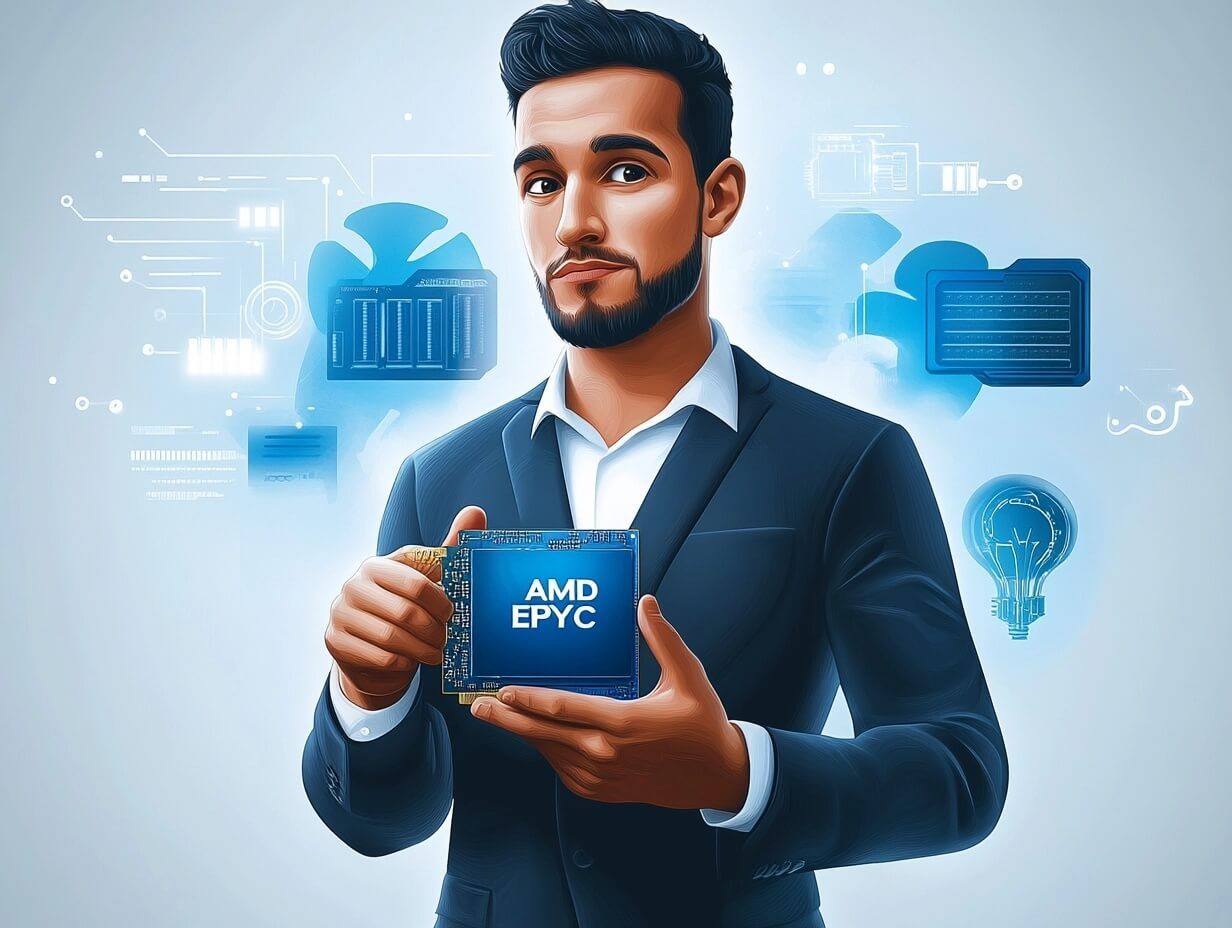 Лучшие процессоры для серверов 2025: почему AMD EPYC задаёт новый стандарт
