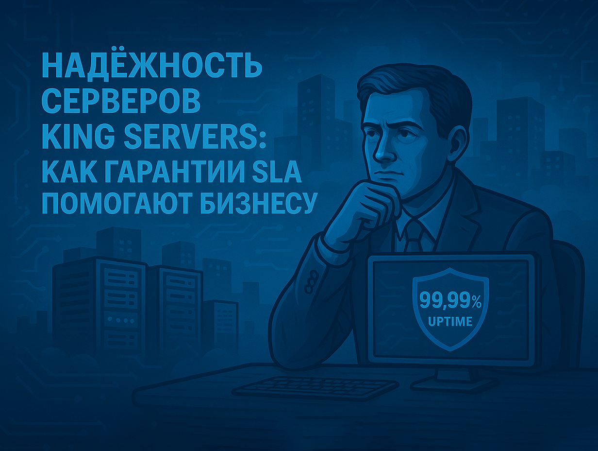 Надёжность серверов King Servers: как гарантии SLA помогают бизнесу
