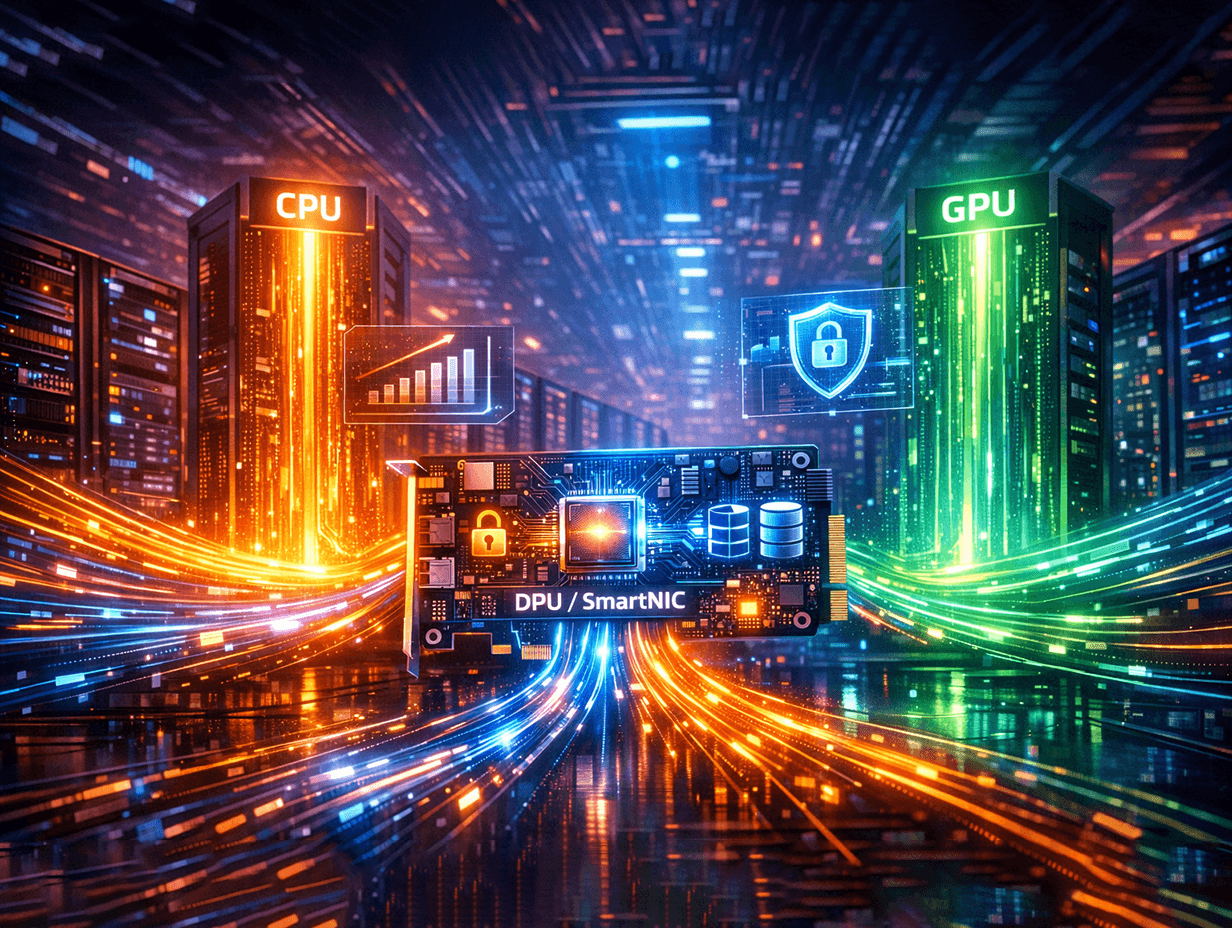 DPU и SmartNIC: роль специализированных сетевых ускорителей в AI-инфраструктуре