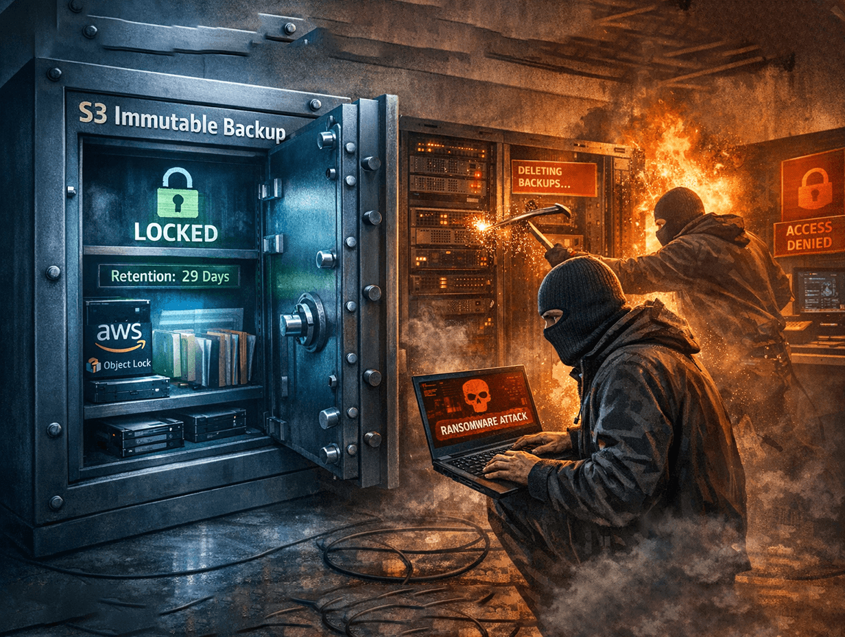 Immutable backups в S3: Object Lock и защита от шифровальщиков