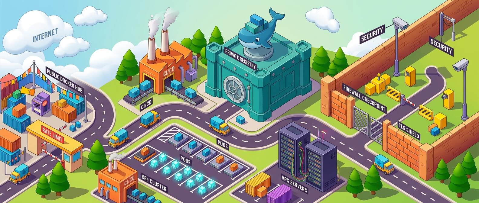 Private container registry: как хранить Docker-образы безопасно и не зависеть от публичных сервисов