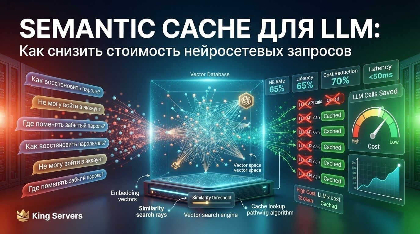 Semantic cache для LLM: как снизить стоимость нейросетевых запросов