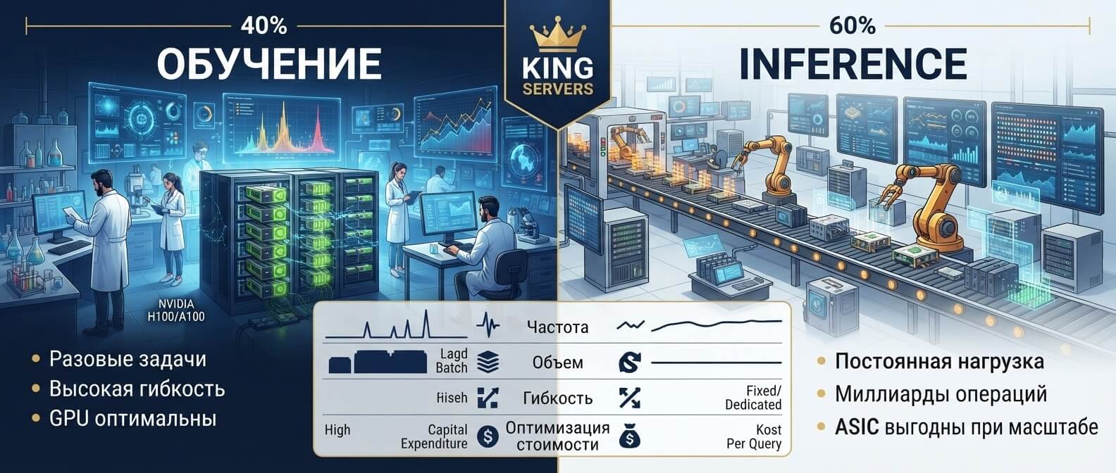 Кастомные AI-чипы Big Tech: что это значит для рынка GPU-серверов