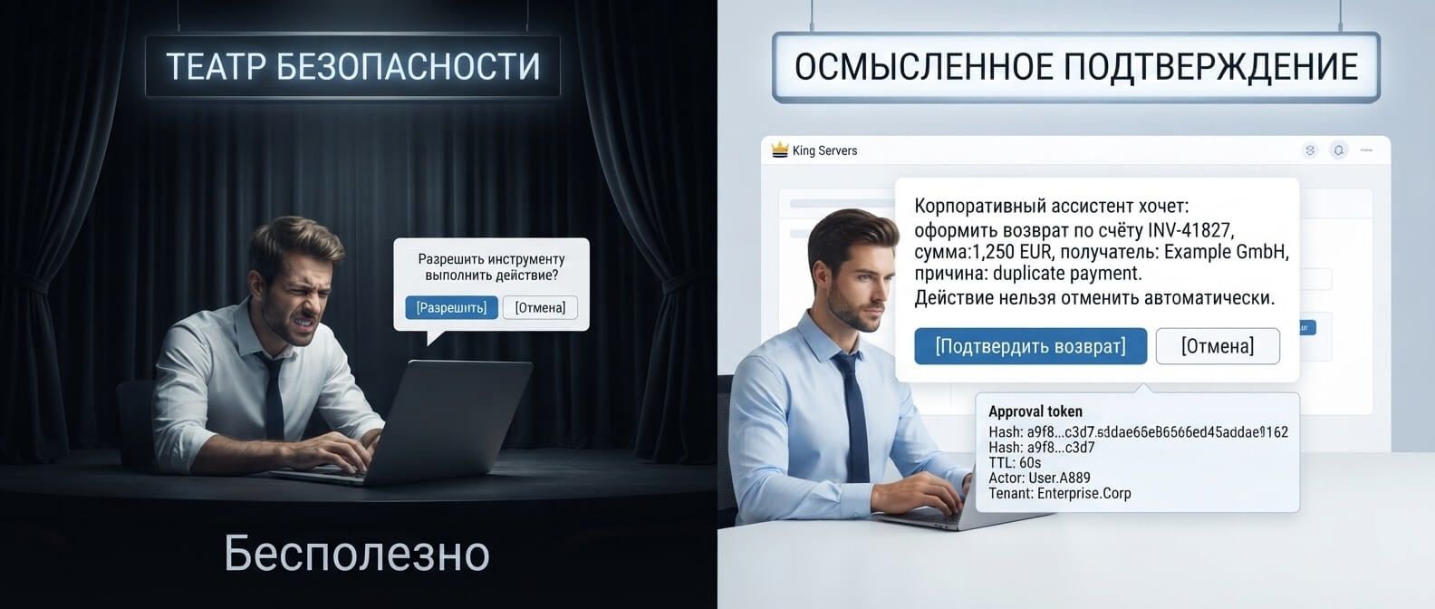 MCP в продакшене: как безопасно подключать нейросеть к внутренним инструментам компании