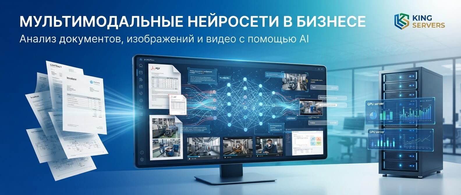 Мультимодальные нейросети в бизнесе: как AI понимает текст, изображения, PDF и видео