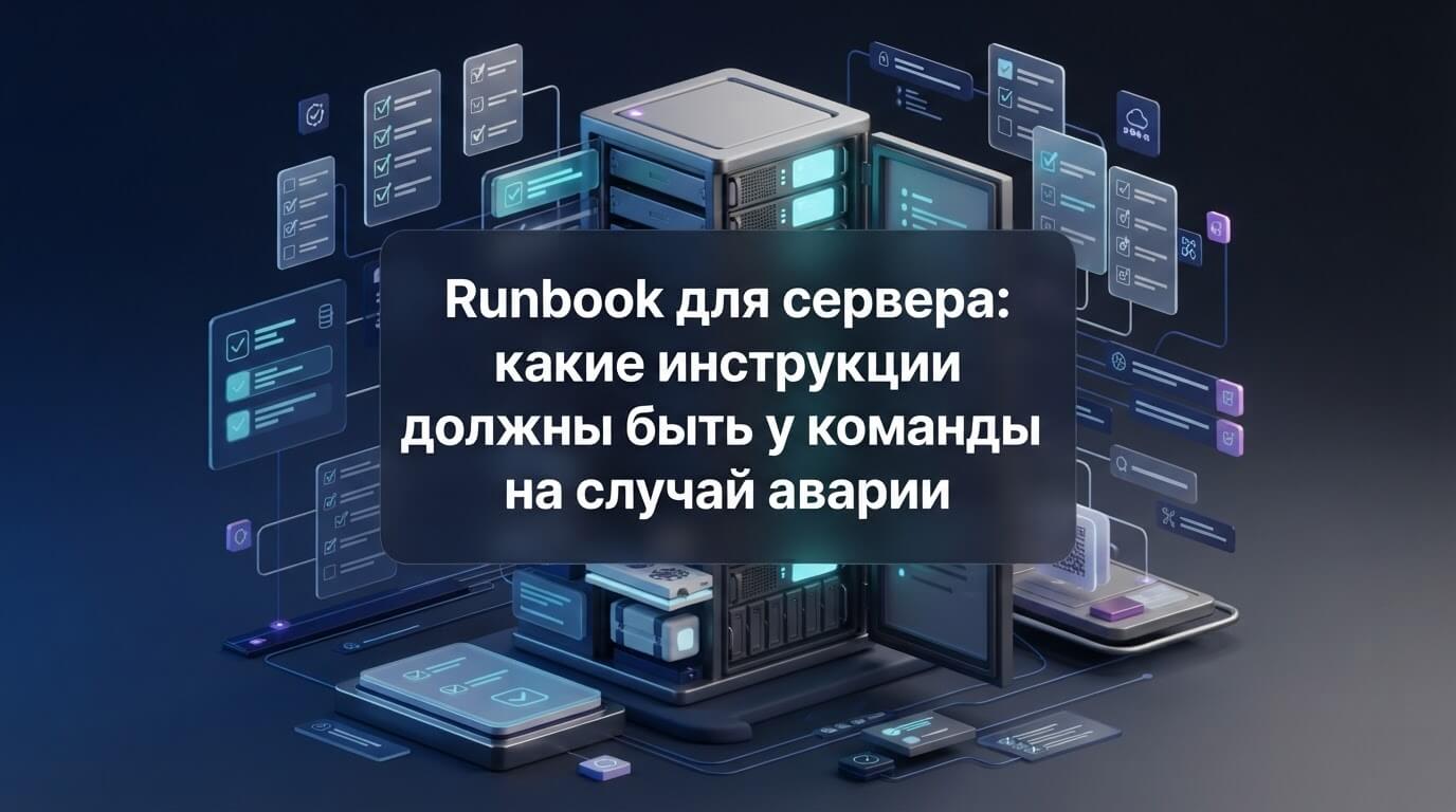 Runbook для сервера: какие инструкции должны быть у команды на случай аварии