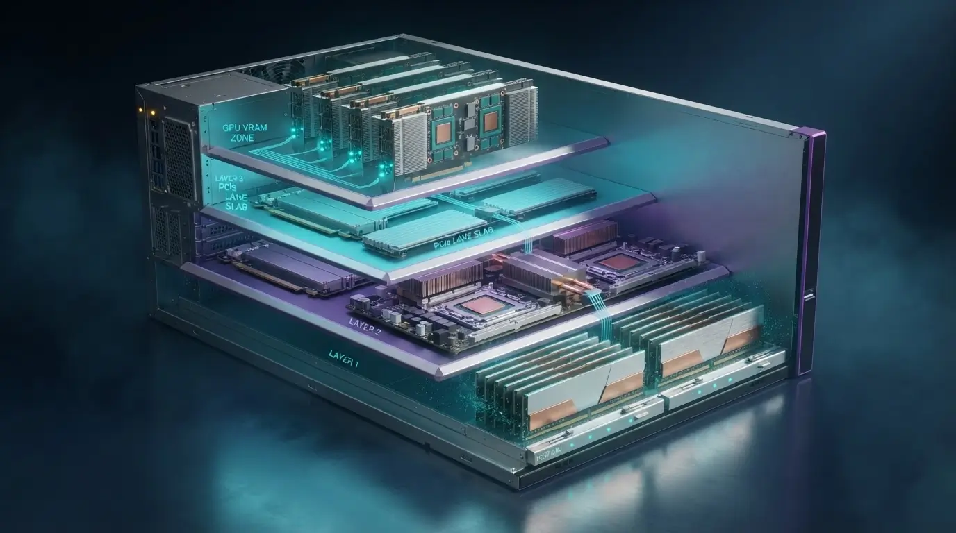 Разделение бюджета host RAM и GPU VRAM на сервере инференса