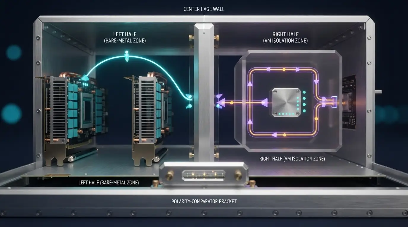 Разделение bare-metal и виртуализированного GPU-пути через IOMMU