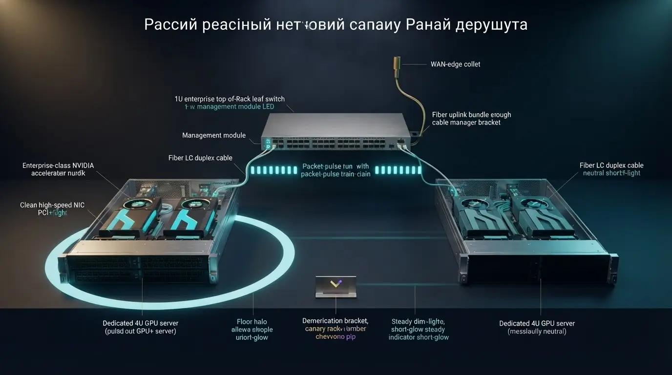 Сетевой тест на двух серверах