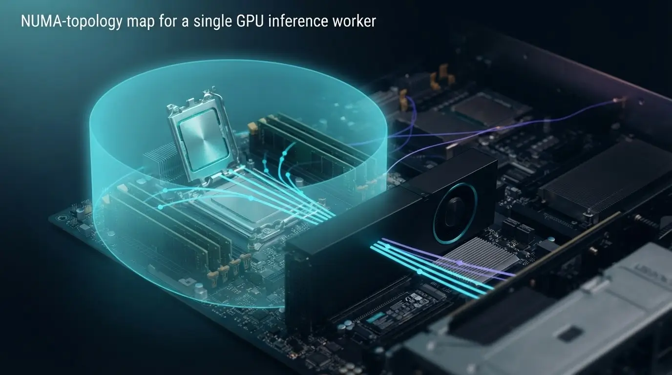 Локальная привязка процесса инференса к CPU, RAM и GPU одного NUMA-узла