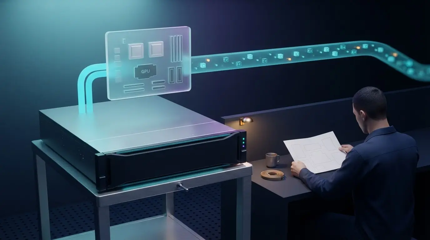Проверенный GPU-сервер с локальным путём CPU и памяти для LLM-инференса