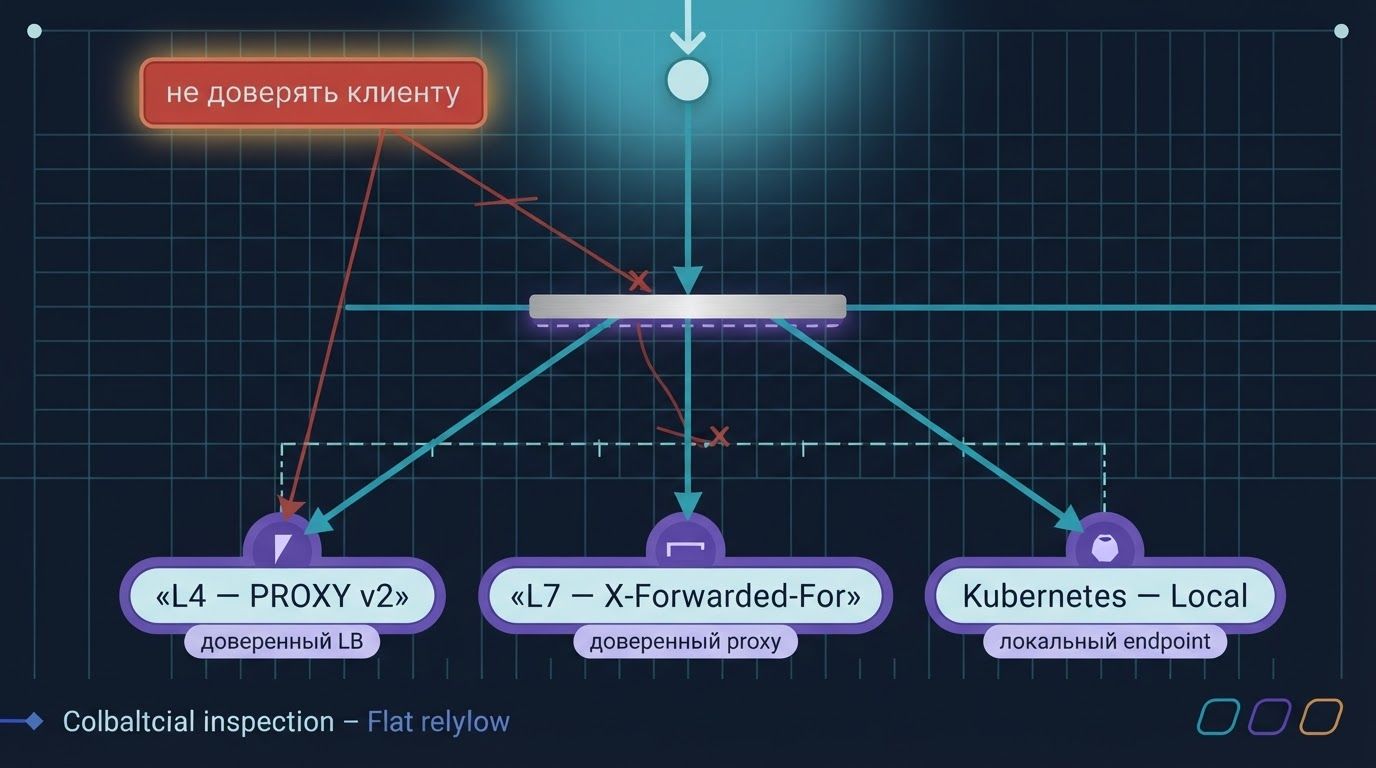 Выбор способа сохранения IP: PROXY v2, X-Forwarded-For или externalTrafficPolicy Local
