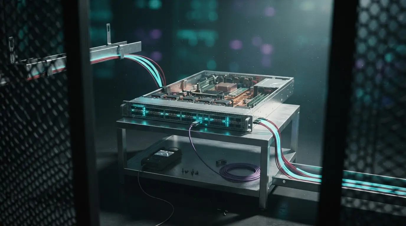 Выделенный Linux edge gateway с резервными сетевыми путями к GPU inference