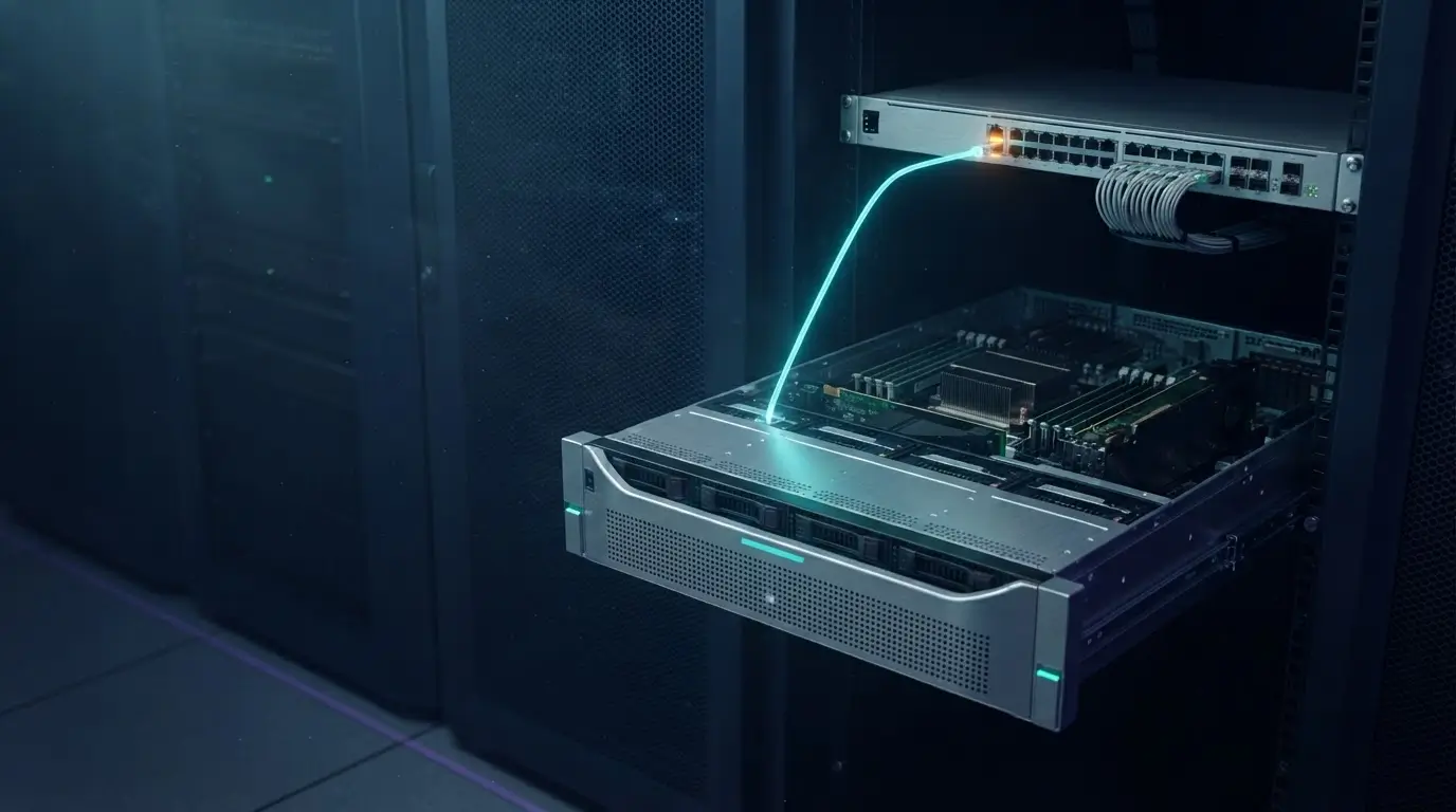 GPU-узел и top-of-rack коммутатор при диагностике незавершённого ARP или ND