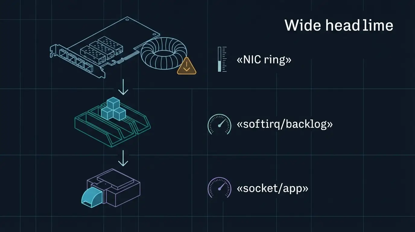Три уровня диагностики потерь: NIC ring, softirq backlog и socket application