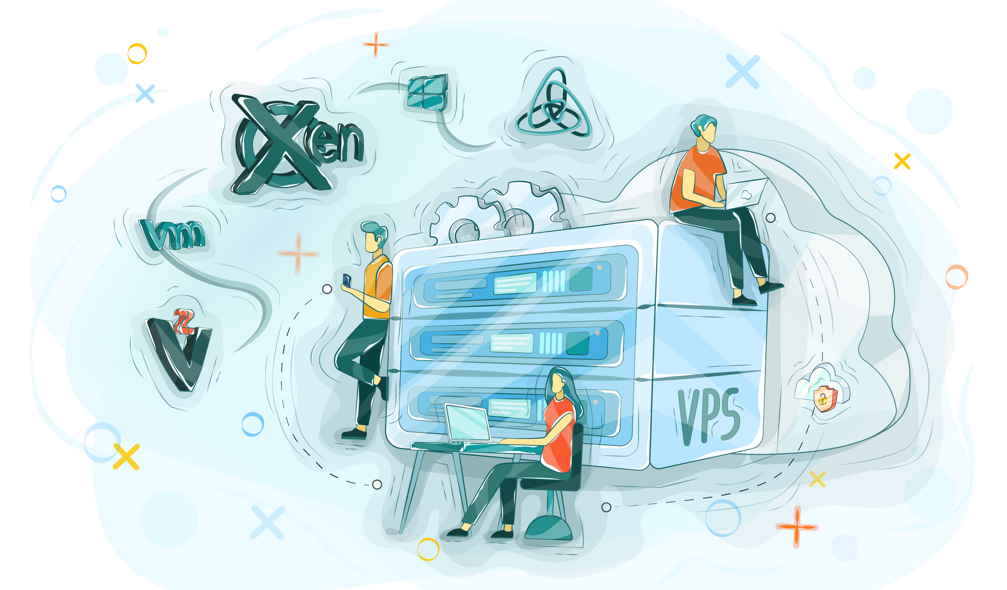 Virtualization types for VPS and VDS